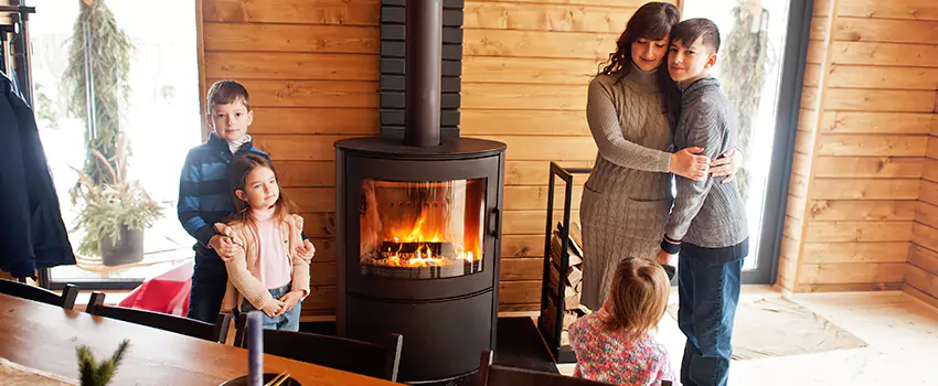 Morso Cast Iron Fireplace Insert Installation in Montclair, California