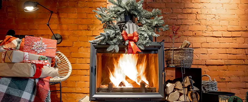 Travis Industries Linear Gas Fireplace Installation in Montclair, California