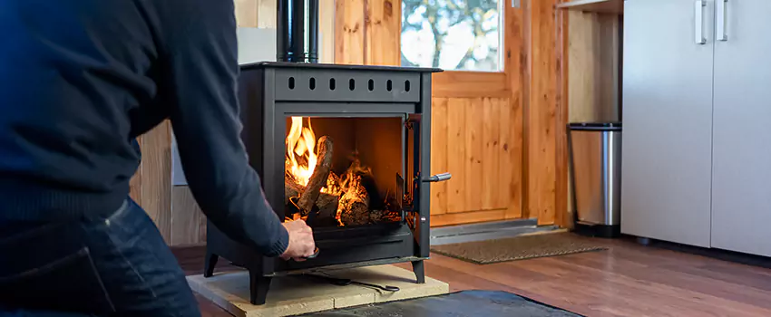Open Hearth Wood Fireplace Installation in Montclair, CA