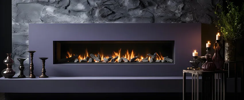 Ember Bed for Ventless Gas Fireplace in Montclair, CA