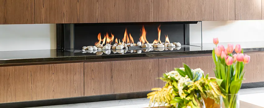 Double-height Fireplace Design Refurbishment in Montclair, California