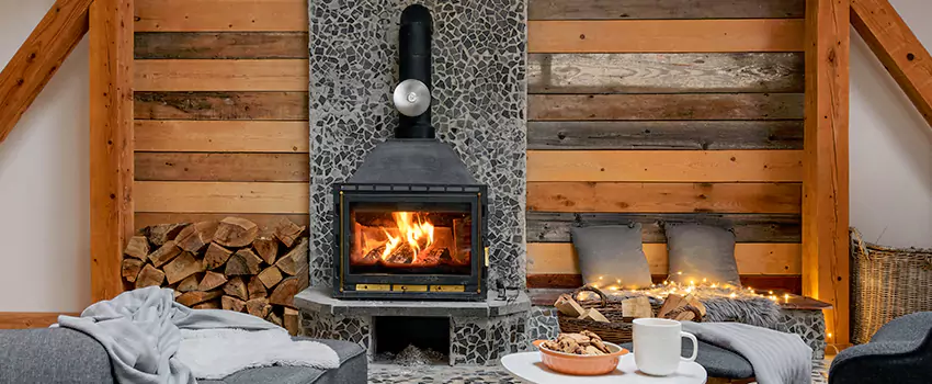 Thelin Hearth Products Direct Vent Gas Stove Fireplace Inspection in Montclair, California